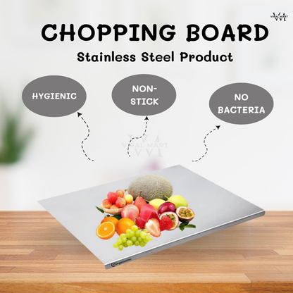 High Quality Stainless Steel Chopping Board (35x31cm)